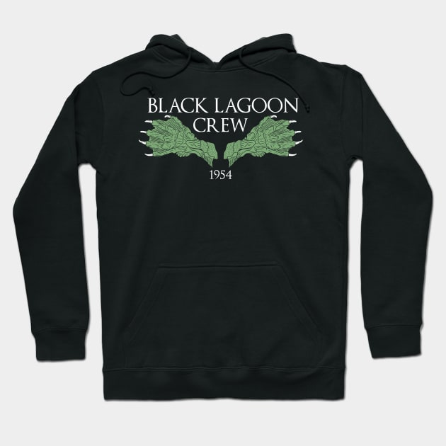 Black Lagoon Crew Hoodie by LoudMouthThreads